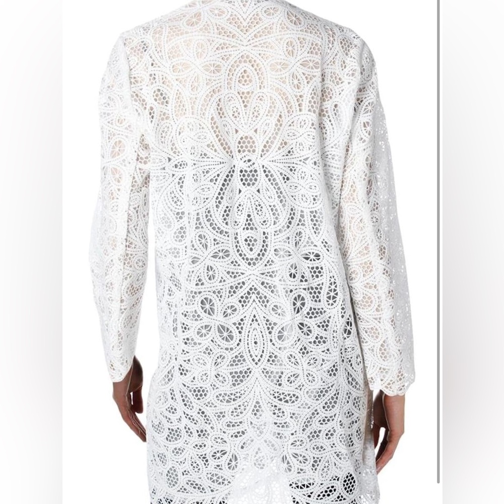 Sold - NWOT Ralph Lauren white lace duster open front XL